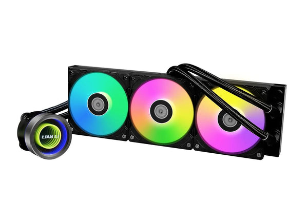 Lian Li Galahad II Trinity 360mm AIO ARGB Liquid CPU Cooler Black - Anigma